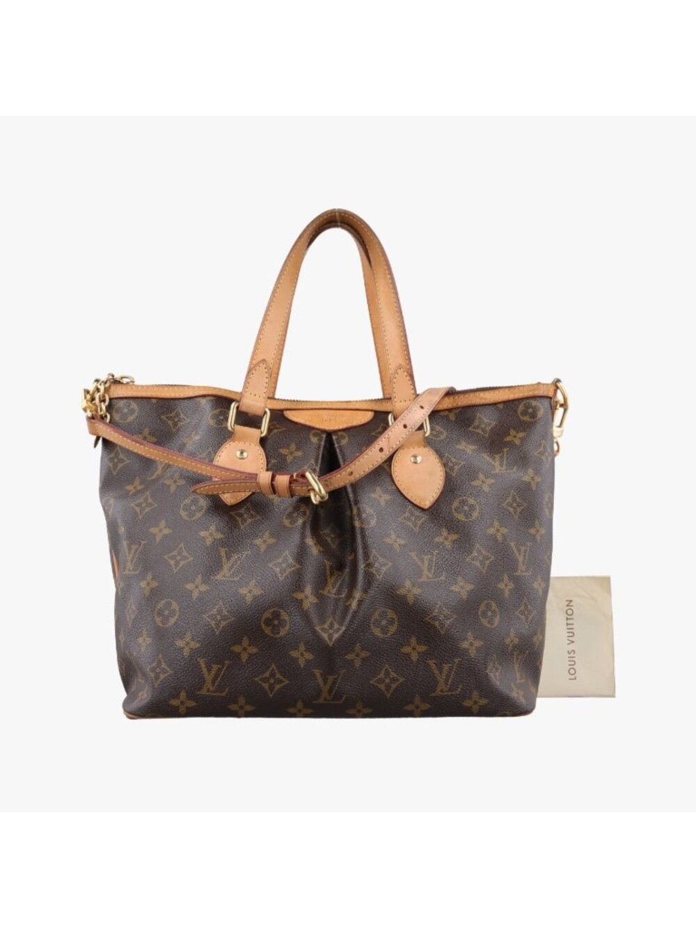 Louis Vuitton Palermo PM Monogram Brown Canvas Tote Bag